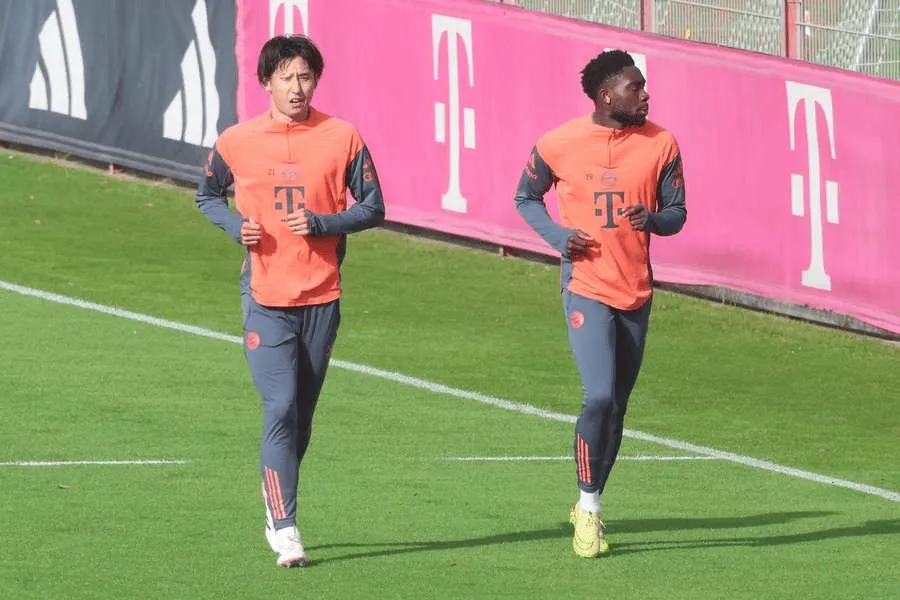 足球比分500网-图片报：伊藤洋辉&amp;amp;阿方索能进行跑动训练，但本轮还不能复出